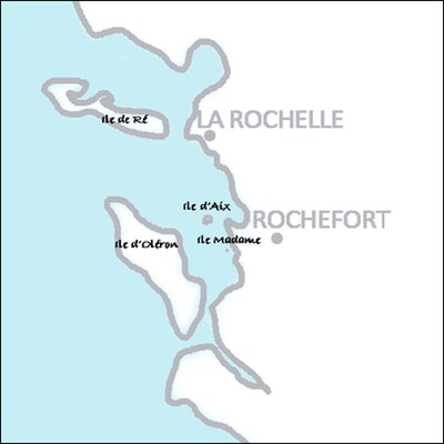 Carte de l'Ile d'Oléron